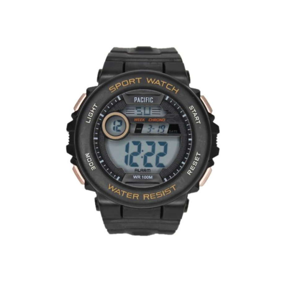 Купить Электронные часы в колбе Pacific 351G-1 d-50(Black/Beige)(013317)