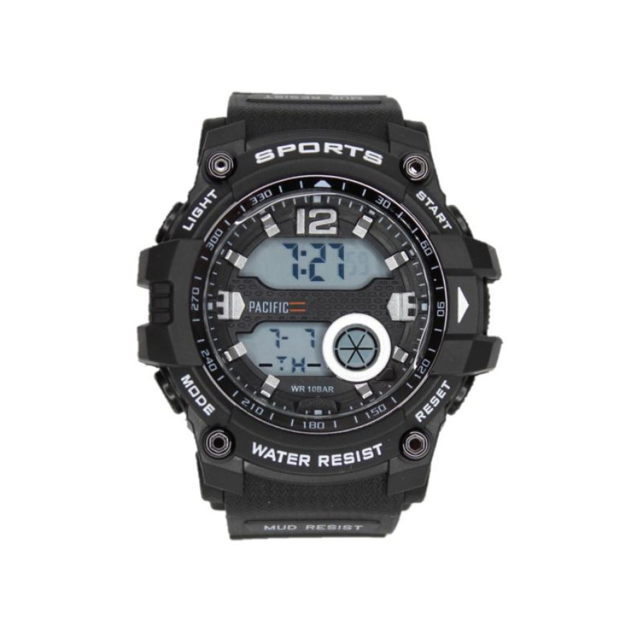 Купить Электронные часы в колбе Pacific 2129G-1 d-52(Black)(013319)