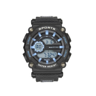 Электронные часы в колбе Pacific 2107G-4 d-48(Black/Blue)(013320)