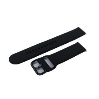 Силиконовый ремешок CBWT19-B для часов 22 mm L-220mm (013580)