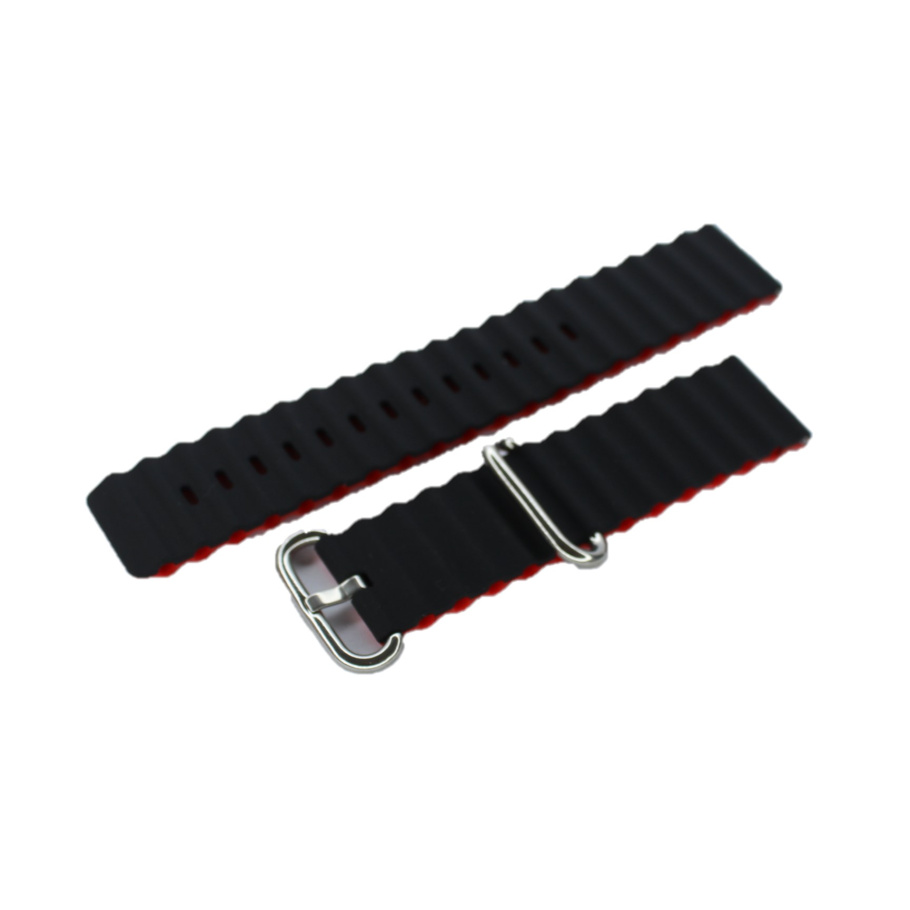 Купить Силиконовый ремешок CBWT53 для часов 22 mm L-220mm (013616)