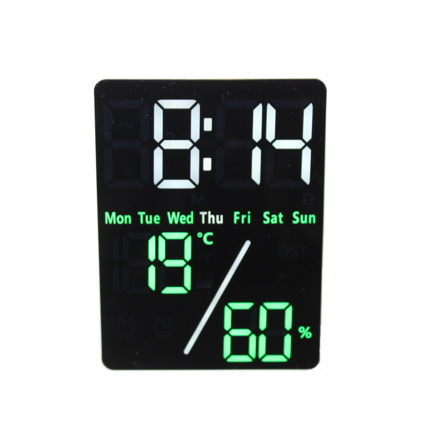 Купить Электронный будильник от сети 5508 (White-Green)(013667)