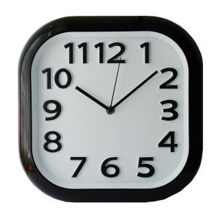 Настінний годинник XX739 d-29.5x29.5 (Black White)(013722)