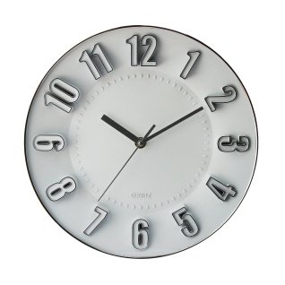 Настенные часы 2005-089 (Silver White) ПХ d-27 (013713)