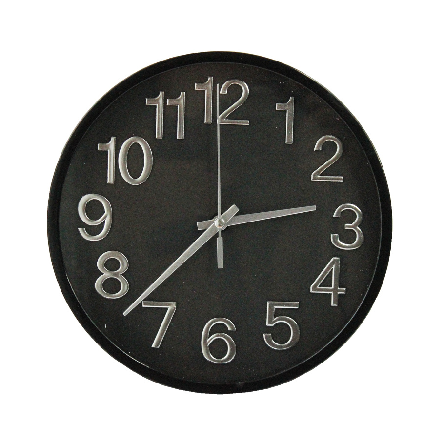 Купить Настенные часы 2120T-1A (Black Black) ПХ d-20 (013716)