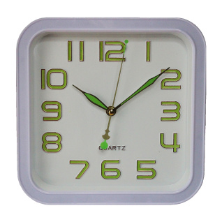 Настенные часы XX740Y (All White) ПХ 25*25 (013727)
