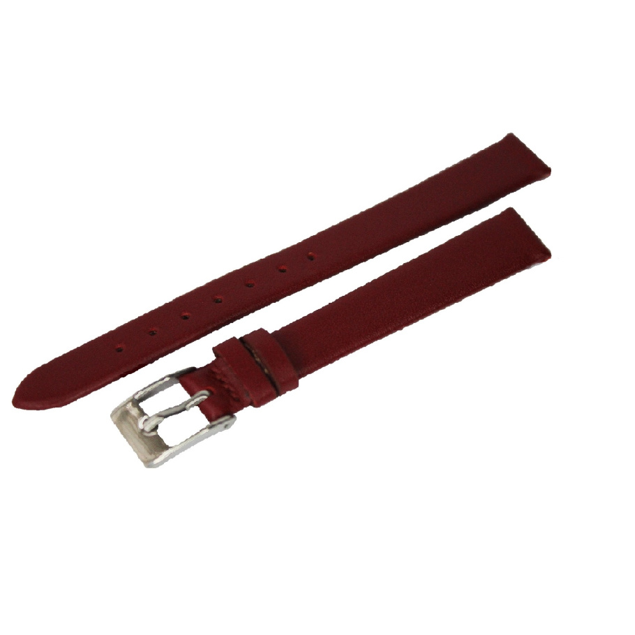 Купить Кожаный ремешок W97-4 для часов 12 mm L-190mm (Bordo) (013783)