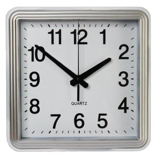 Настенные часы 2503 (Silver White) ПХ 24-24 (013797)