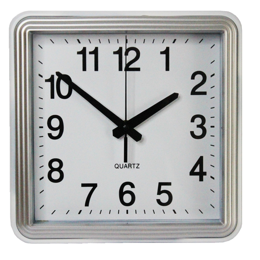 Купить Настенные часы 2503 (Silver White) ПХ 24-24 (013797)