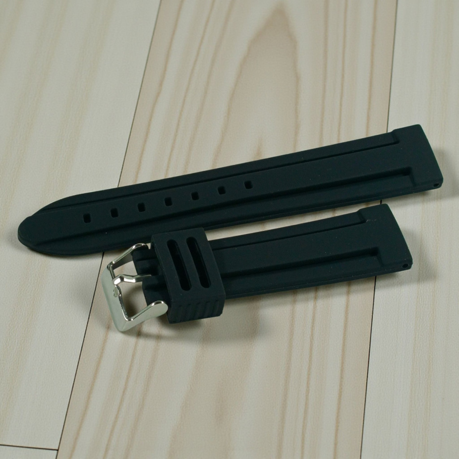 Купить Силиконовый ремешок U09-1 для часов 22 mm L-215 mm(013770)