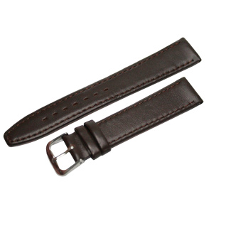 Кожаный ремешок W01-2  для часов 18 mm L-200 mm (013847)