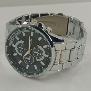 Купить Чоловічий годинник Goldlis-9192G d-46 (Silver Black Silver)(013879)