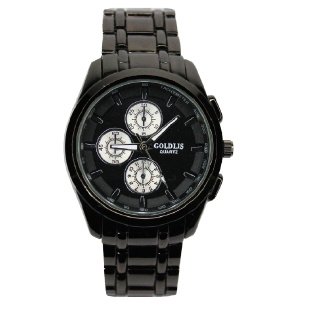Мужские часы Goldlis-1135 d-42 (All Black)(013880)
