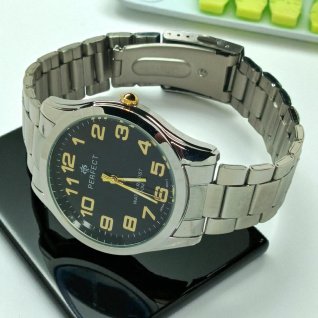 Купить Годинник Perfect на браслеті R403-04 d-42 (013889) (Silver Black Silver)