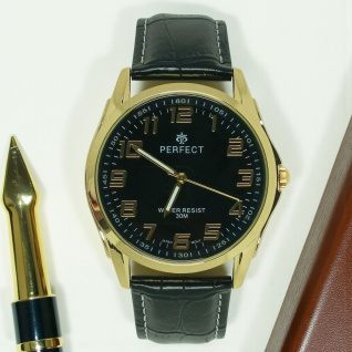 Купить Годинник чоловічий на ремні Perfect C414L-02 d-42 (014101)