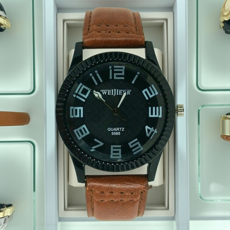 Купить Годинник чоловічий на ремні Weijieer 5565 d-40 (014182)