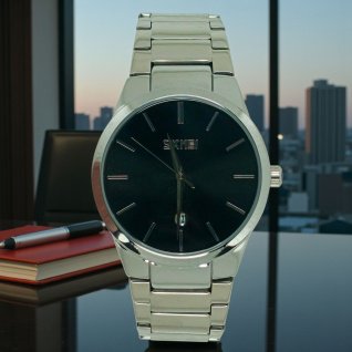 Годинник чоловічий на браслеті Skmei  9140 d-40 (014123)
