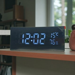 Электронный будильник от сети 7816 (014271) 16.5*8*3