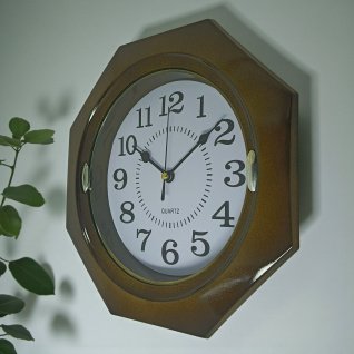 Купить Настінний годинник 696 d-22.5 (014237) оливковий