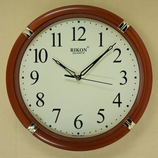 Настінний годинник Rikon 521 d-27.5см (014446) (Wood Ivory)
