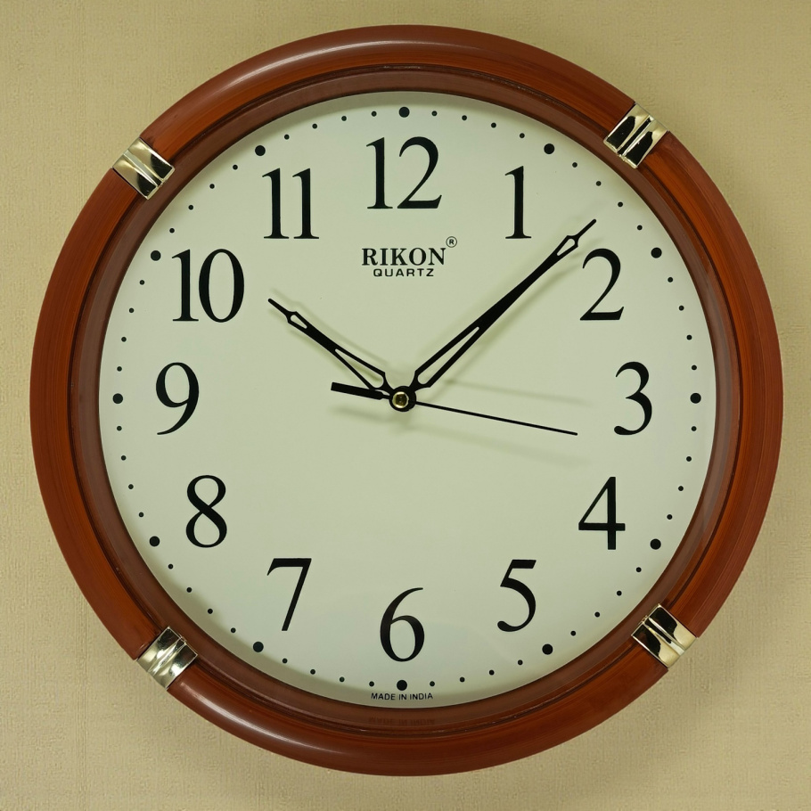 Купить Настінний годинник Rikon 521 d-27.5см (014446) (Wood Ivory)