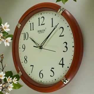 Купить Настінний годинник Rikon 521 d-27.5см (014446) (Wood Ivory)