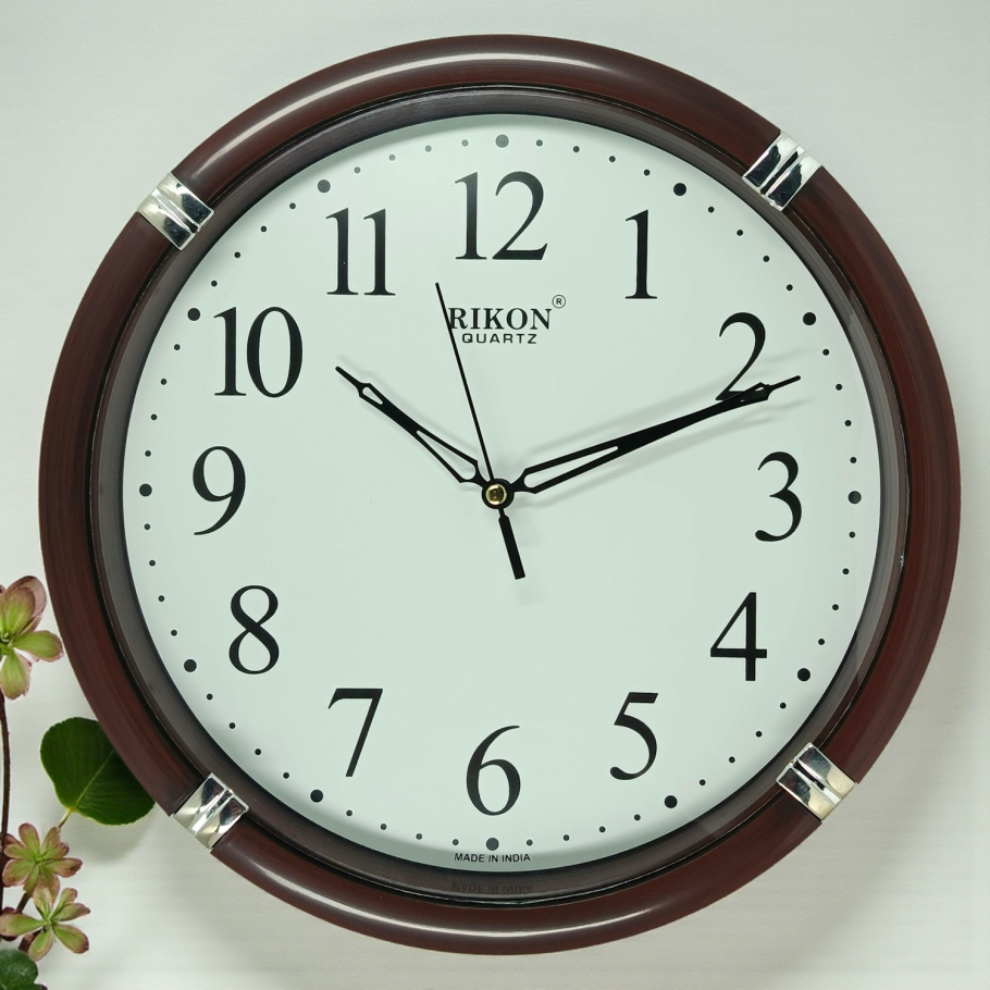 Купить Настенные часы Rikon 521 d-27.5см (014445) (Brown White)