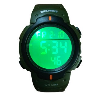 Купить Часы Skmei 1068 (Black Green White Black (010628)