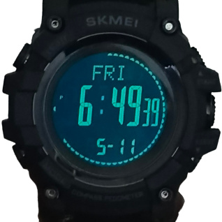 Купить Часы Skmei 1356 Black компас тактик (014499)