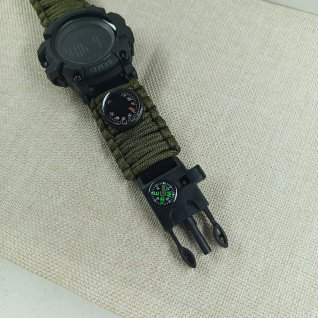 Купить Годинник Skmei 1356 Black компас тактік (014499)