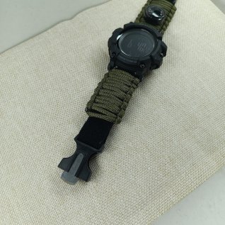 Купить Годинник Skmei 1356 Black компас тактік (014499)