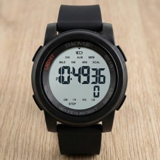 Годинник спортивний Skmei 1469 BKWT (Black White) (014498)