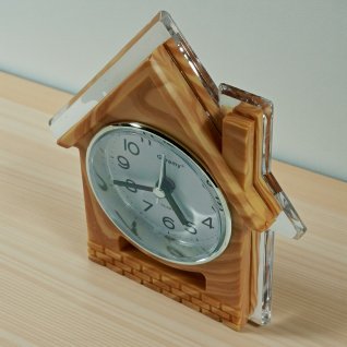Купить Будильник G1598 Geremy 14*12 (014528)(бежевий мармур)