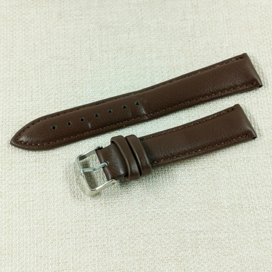 Купить Шкіряний ремінець Нагата 20mm L-210mm (013660) (гладкий коричневий)