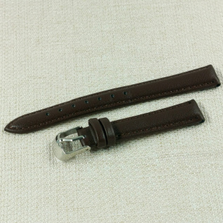 Кожаный ремешок Нагата 14mm L-190mm (013669) (гладкий коричневый)