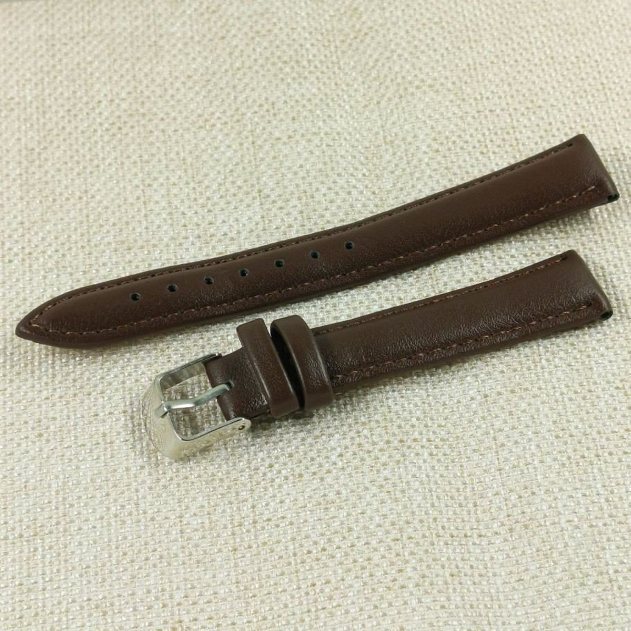 Купить Шкіряний ремінець Нагата 16mm L-200mm (014535) (гладкий коричневий)