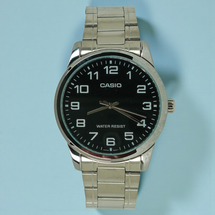 Купить Часы на браслете Casio MTP-V001D-1B (014591)