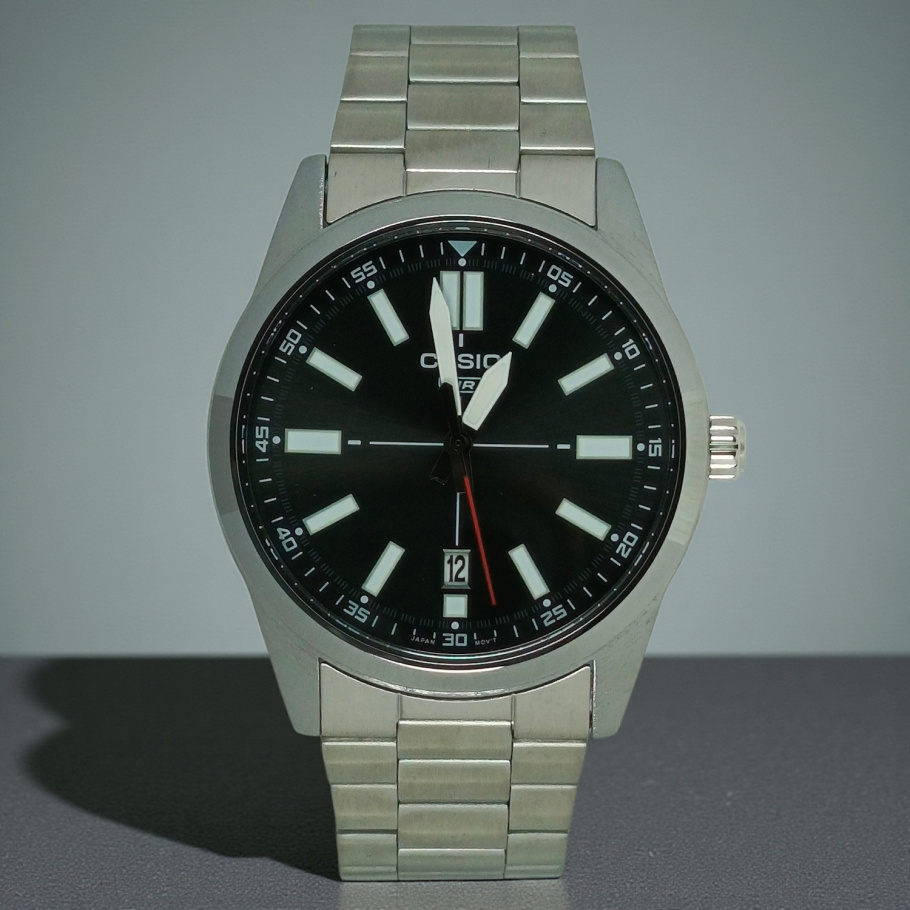 Купить Годинник на браслеті Casio MTP-VD02D-1EU (014604)