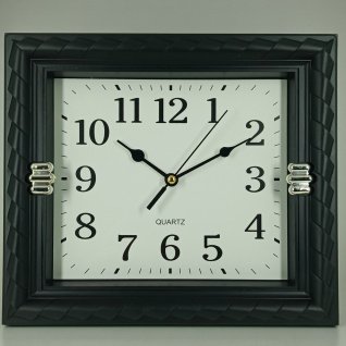 Настенные часы 8346 d-21*23,5 (014711) черные
