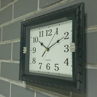 Купить Настенные часы 8346 d-21*23,5 (014711) черные