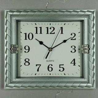 Настенные часы 8346 d-21*23,5 (014709) серебряные