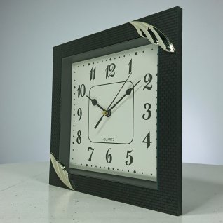 Купить Настенные часы 8344 d-21,5*21,5(014680) черные
