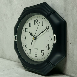 Купить Настінний годинник 8350 d-18 (014685) чорний