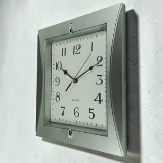 Купить Настінний годинник 8342 d-24*20,5 (014848) срібний