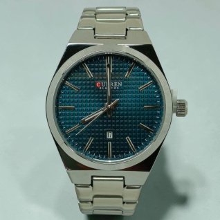 Часы на браслете Curren 8439 d-32 (014950) серебряный/ синий