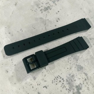 Ремінець силіконовий G03-1 18mm L- 210mm (014882) чорний