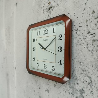 Купить Настінний годинник 9652 d-27 коричневий (015074)