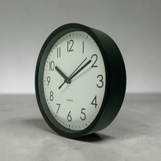 Купить Настінний годинник 3125 d-17,5 чорні (015057) з підставкою
