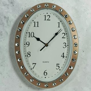 Настенные часы 2550 d-18,5*25,5 (015082) шампань оправа