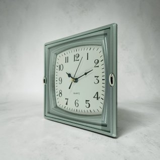 Купить Настінний годинник 8355 d-17,5 срібний (015063)